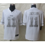 Nike Washington Redskins #11 DeSean Jackson Platinum White Limited Jersey