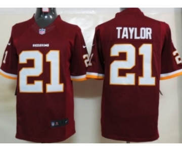Nike Washington Redskins #21 Sean Taylor Red Limited Jersey