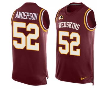 Nike Washington Redskins #52 Ryan Anderson Burgundy Red Team Color Men's Stitched NFL Limited Tank Top Jersey