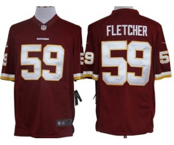 Nike Washington Redskins #59 London Fletcher Red Limited Jersey