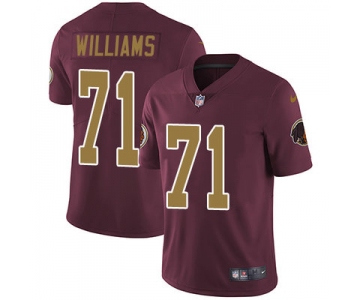 Nike Washington Redskins #71 Trent Williams Burgundy Red Alternate Men's Stitched NFL Vapor Untouchable Limited Jersey