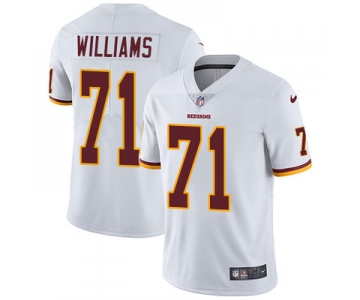 Nike Washington Redskins #71 Trent Williams White Men's Stitched NFL Vapor Untouchable Limited Jersey