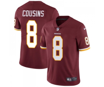 Nike Washington Redskins #8 Kirk Cousins Burgundy Red Team Color Men's Stitched NFL Vapor Untouchable Limited Jersey