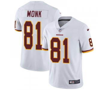 Nike Washington Redskins #81 Art Monk White Men's Stitched NFL Vapor Untouchable Limited Jersey