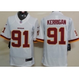 Nike Washington Redskins #91 Ryan Kerrigan White Limited Jersey