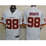 Nike Washington Redskins #98 Brian Orakpo White Limited Jersey