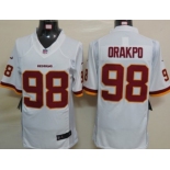Nike Washington Redskins #98 Brian Orakpo White Limited Jersey