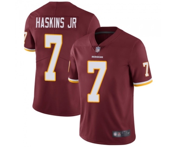 Redskins #7 Dwayne Haskins Jr Burgundy Red Team Color Men's Stitched Football Vapor Untouchable Limited Jersey