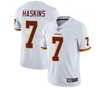 Redskins #7 Dwayne Haskins White Men's Stitched Football Vapor Untouchable Limited Jersey
