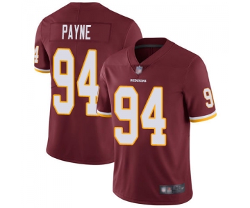 Redskins #94 Da'Ron Payne Burgundy Red Team Color Men's Stitched Football Vapor Untouchable Limited Jersey
