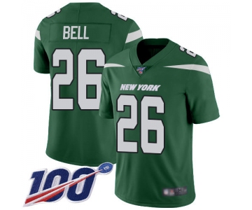 Jets #26 Le'Veon Bell Green Team Color Men's Stitched Football 100th Season Vapor Limited Jersey