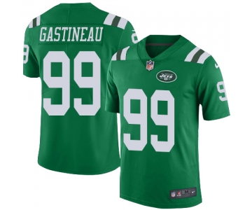 Jets #99 Mark Gastineau Green Men's Stitched Football Limited Rush Jersey