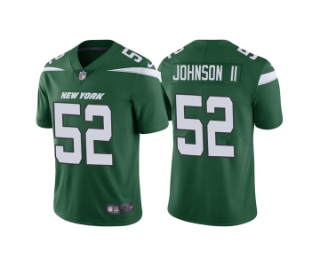 Men's New York Jets #52 Jermaine Johnson II 2022 Green Vapor Untouchable Limited Stitched Jersey