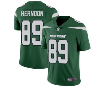 New York Jets #89 Chris Herndon Green Team Color Men's Stitched Football Vapor Untouchable Limited Jersey