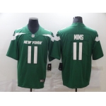 Nike Jets 11 Denzel Mims Green Vapor Untouchable Limited Jersey