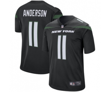 Nike Jets 11 Robby Anderson Black New 2019 Vapor Untouchable Limited Jersey