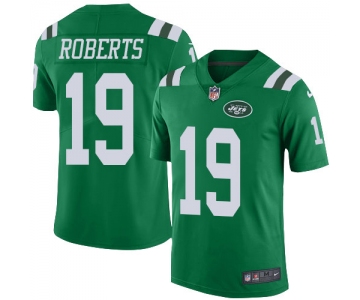 Nike Jets #19 Andre Roberts Green Men's Stitched NFL Limited Rush Jersey