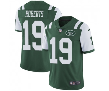 Nike Jets #19 Andre Roberts Green Team Color Men's Stitched NFL Vapor Untouchable Limited Jersey