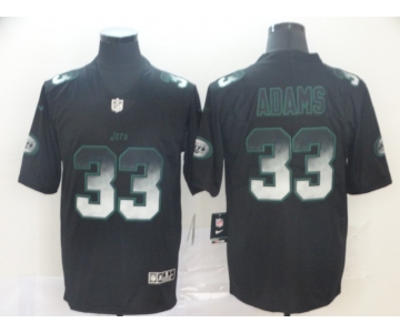 Nike Jets 33 Jamal Adams Black Arch Smoke Vapor Untouchable Limited Jersey