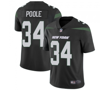 Nike Jets #34 Brian Poole Black Alternate Men's Stitched NFL Vapor Untouchable Limited Jersey