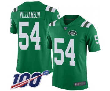 Nike Jets #54 Avery Williamson Green Men's Stitched NFL Limited Rush 100th Season Jersey