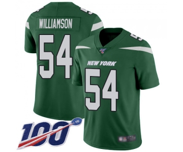 Nike Jets #54 Avery Williamson Green Team Color Men's Stitched NFL 100th Season Vapor Limited Jersey
