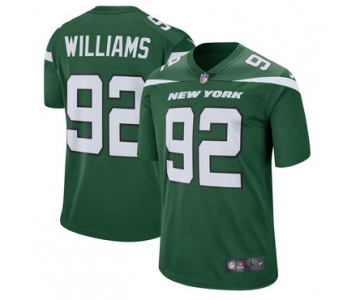 Nike Jets 92 Leonard Williams Green New 2019 Vapor Untouchable Limited Jersey