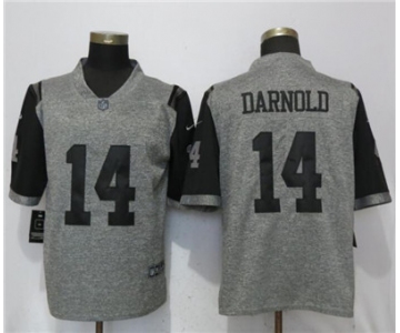 Nike New York Jets #14 Sam Darnold Gray Vapor Untouchable Limited Jersey