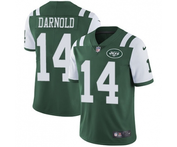 Nike New York Jets #14 Sam Darnold Green Team Color Men's Stitched NFL Vapor Untouchable Limited Jersey