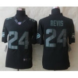 Nike New York Jets #24 Darrelle Revis Black Impact Limited Jersey