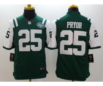 Nike New York Jets #25 Calvin Pryor Green Limited Jersey