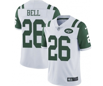 Nike New York Jets 26 Le'Veon Bell White Vapor Untouchable Limited Jersey