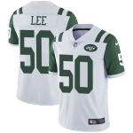 Nike New York Jets #50 Darron Lee White Men's Stitched NFL Vapor Untouchable Limited Jersey