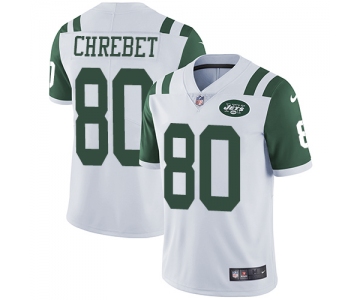Nike New York Jets #80 Wayne Chrebet White Men's Stitched NFL Vapor Untouchable Limited Jersey