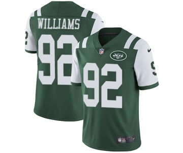 Nike New York Jets #92 Leonard Williams Green Team Color Men's Stitched NFL Vapor Untouchable Limited Jersey