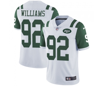 Nike New York Jets #92 Leonard Williams White Men's Stitched NFL Vapor Untouchable Limited Jersey