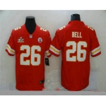 Men's Kansas City Chiefs #26 Le'Veon Bell Red 2021 Super Bowl LV Vapor Untouchable Stitched Nike Limited NFL Jersey