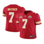 Men's Kansas City Chiefs #7 Harrison Butker Red 2021 Super Bowl LV Limited Stitched NFL Jersey