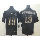 Men's Pittsburgh Steelers #19 JuJu Smith-Schuster 2019 Black Statue Of Liberty Stitched NFL Nike Limited Jersey