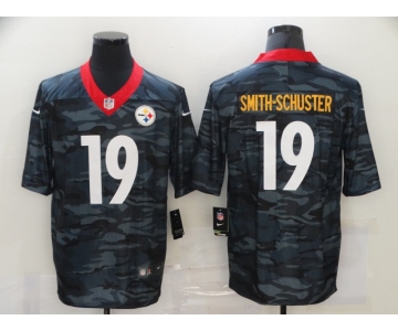 Men's Pittsburgh Steelers #19 JuJu Smith-Schuster 2020 Camo Limited Stitched Nike NFL Jersey