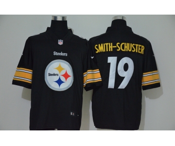 Men's Pittsburgh Steelers #19 JuJu Smith-Schuster Black 2020 Big Logo Vapor Untouchable Stitched NFL Nike Fashion Limited Jersey