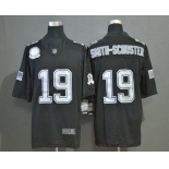 Men's Pittsburgh Steelers #19 JuJu Smith-Schuster Black Olive 2019 Salute To Service Stitched NFL Nike Limited Jersey