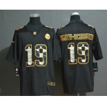 Men's Pittsburgh Steelers #19 JuJu Smith-Schuster Jesus Faith Black Vapor Untouchable Stitched NFL Nike Limited Jersey
