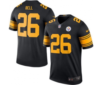 Men's Pittsburgh Steelers #26 Le'Veon Bell Nike Black Color Rush Legend Jersey