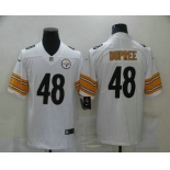 Men's Pittsburgh Steelers #48 Bud Dupree White 2017 Vapor Untouchable Stitched NFL Nike Limited Jersey
