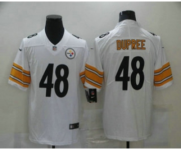 Men's Pittsburgh Steelers #48 Bud Dupree White 2017 Vapor Untouchable Stitched NFL Nike Limited Jersey