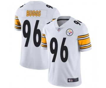 Men's Pittsburgh Steelers #96 Isaiah Buggs Limited White Vapor Untouchable Jersey