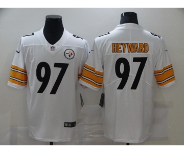 Men's Pittsburgh Steelers #97 Cameron Heyward White 2017 Vapor Untouchable Stitched NFL Nike Limited Jersey