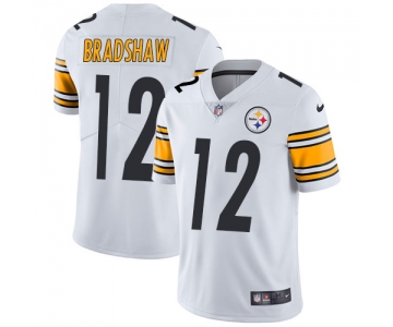 Nike Pittsburgh Steelers #12 Terry Bradshaw White Men's Stitched NFL Vapor Untouchable Limited Jersey