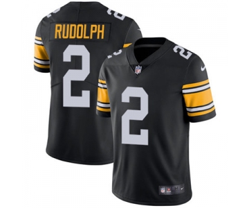 Nike Pittsburgh Steelers #2 Mason Rudolph Black Alternate Men's Stitched NFL Vapor Untouchable Limited Jersey